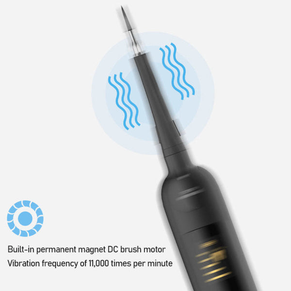 Elosung Rechargeable Electric Dental Scaler With Led Display And Cleaning Kit 250Mah Battery Home Use Plaque Remover Dental Instruments