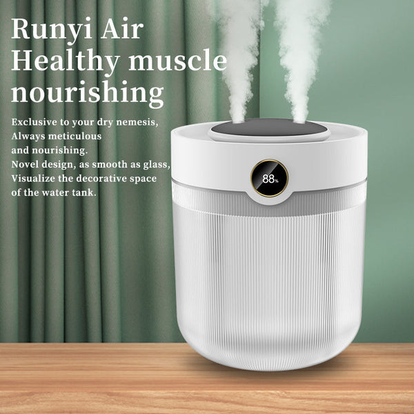 Elosung 2000Ml Large Capacity Humidifier With Led Display Silent Cool Mist Air For Home And Office Humidifiers