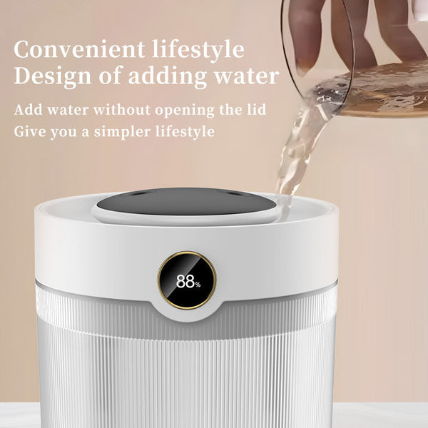 Elosung 2000Ml Large Capacity Humidifier With Led Display Silent Cool Mist Air For Home And Office Humidifiers