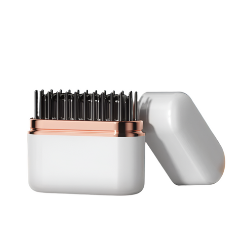 Elosung White Wireless Hair Straightening Brush With Temperature Model Hk 118 Straightening & Curling Irons