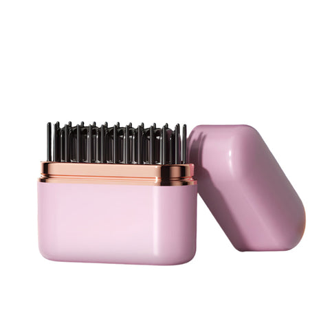 Elosung Pink Wireless Hair Straightening Brush With Temperature Model Hk 118 Straightening & Curling Irons