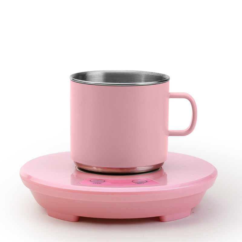 Elosung Pink Multifunctional Cooling And Heating Cup With Mug 10W Rapid Temperature Adjustment Other Kitchen Gadgets