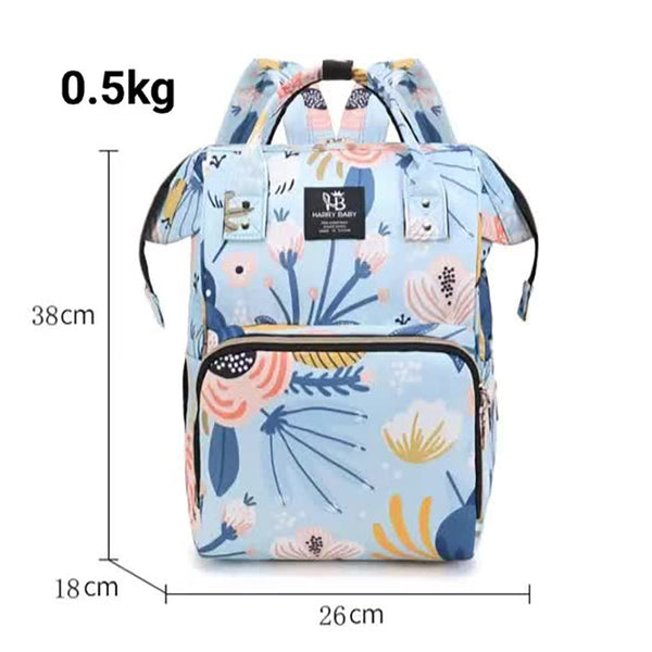 Elosung Large Capacity Multi Functional Little One Diaper Backpack Stylish Travel Friendly Mummy Bag Black Nappy Bags