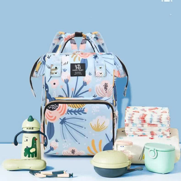 Elosung Large Capacity Multi Functional Little One Diaper Backpack Stylish Travel Friendly Mummy Bag Black Nappy Bags