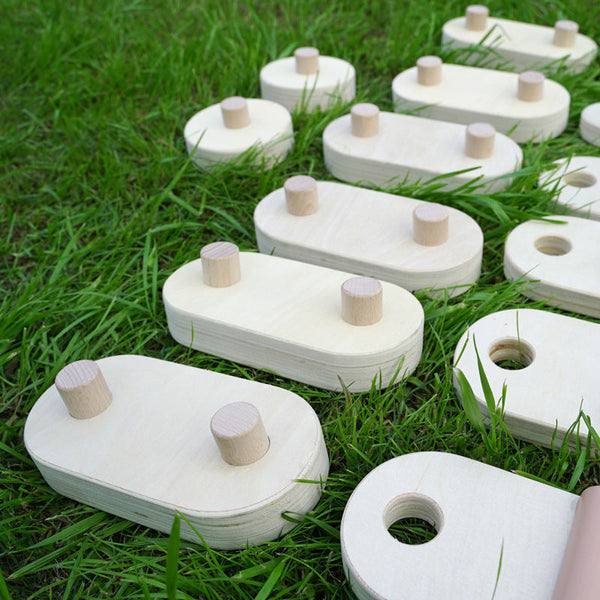 Elosung Sensory Balance Beam Set For Kids Indoor And Outdoor Training Sensory Toys