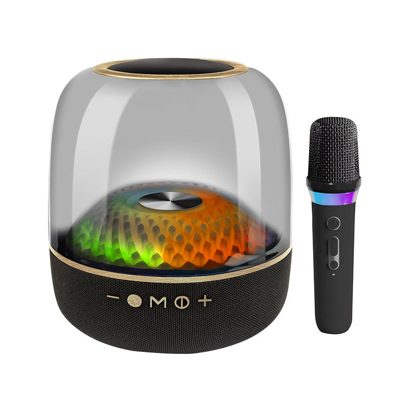 Elosung Lp90 Black 360A Bluetooth Home Theater Speaker With One Microphone Led Light Effect 120W Surround Sound Home Speakers & Subwoofers