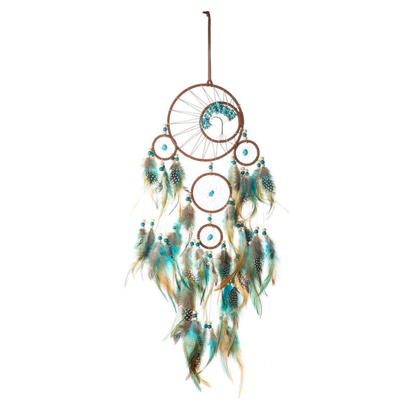 Elosung Handmade Dream Catcher With Feathers Bohemian Wall Hanging Decorative Wind Chime Other Home Décor