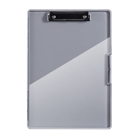 Dark Gray A4 Plastic Document Storage Clipboard Portable And Durable Id & Document Holders