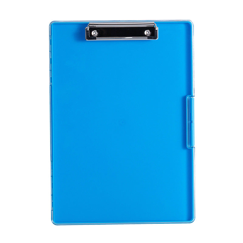 Elosung Blue A4 Plastic Document Storage Clipboard Durable Id & Document Holders