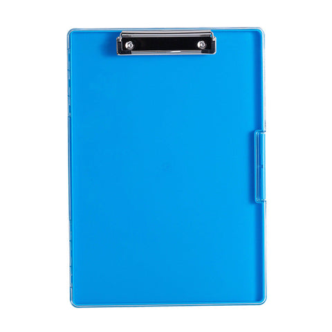 Elosung Blue A4 Plastic Document Storage Clipboard Durable Id & Document Holders