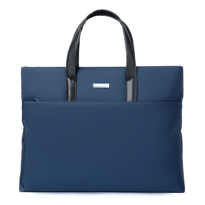 Elosung Blue Lightweight Business Tote Bag Durable And Stylish For Work Travel Women's Bags & Handbags