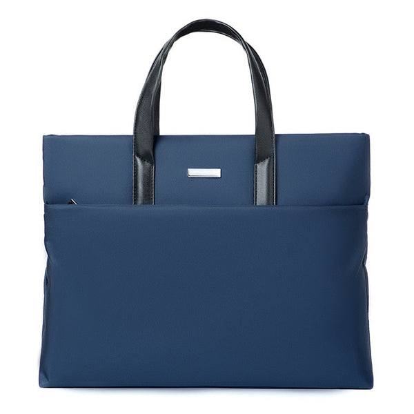 Elosung Blue Lightweight Business Tote Bag Durable And Stylish For Work Travel Women's Bags & Handbags