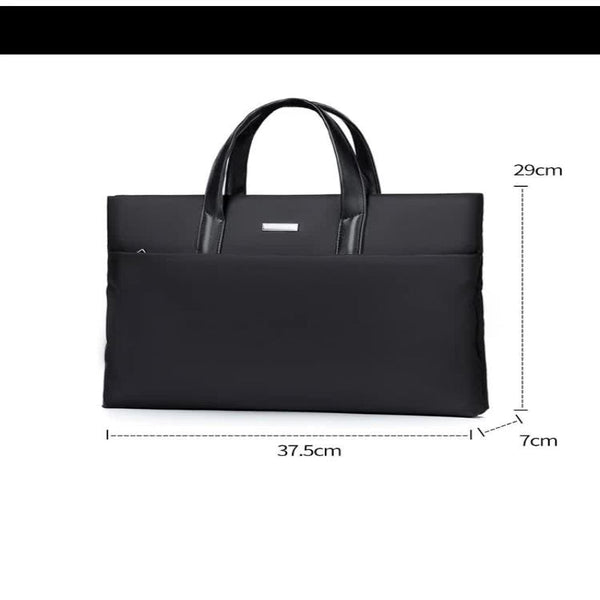 Black Lightweight Business Tote Bag Durable And Stylish For Work Travel Bags