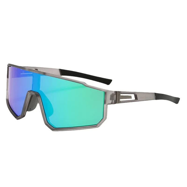 Uv400 Sports With Polarized Tac Lens Gray/Green Sunglasses