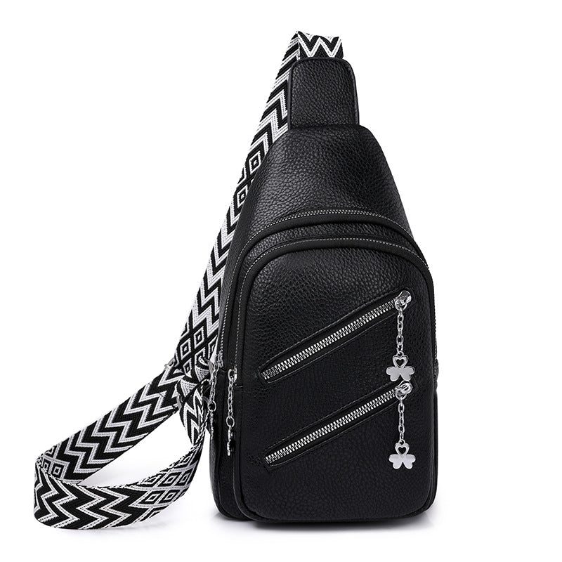 Waterproof Crossbody Sling Bag With Adjustable Strap Black Bags