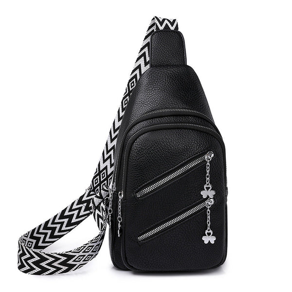 Waterproof Crossbody Sling Bag With Adjustable Strap Black Bags
