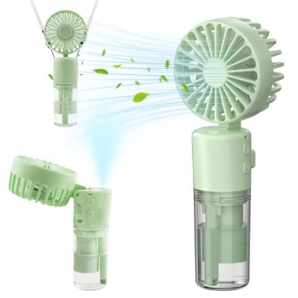 Elosung 4 Speed Mini Spray Fan With Moisturizing Function F2 (2Pcs) Portable Fans
