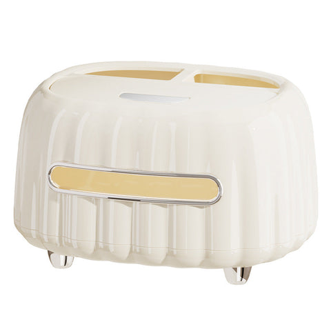 Elosung Multi Functional Tissue Box Organizer With Storage Compartments Tissue Box Covers