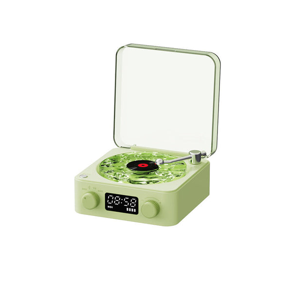 Elosung Light Green Kw03 Bluetooth Sleep Sound Machine Retro Design With 1500Mah Battery Audio Docks & Mini Speakers