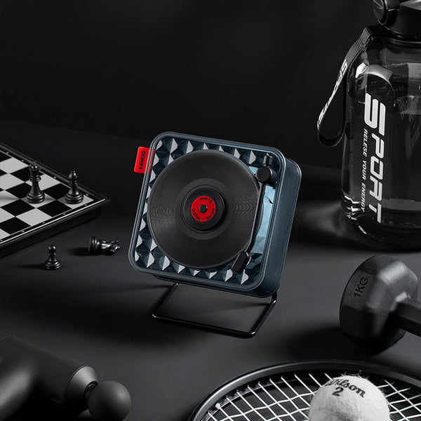 Elosung Black Ice Candy Bluetooth Sound Machine Kw02 Retro Music Player With 1500Mah Battery Audio Docks & Mini Speakers