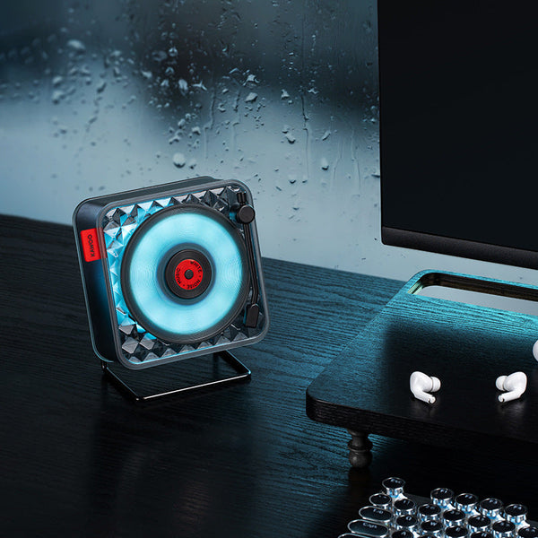 Elosung Black Ice Candy Bluetooth Sound Machine Kw02 Retro Music Player With 1500Mah Battery Audio Docks & Mini Speakers