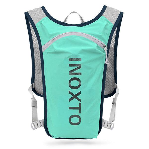Elosung Lightweight Hydration Running Vest With 5L Capacity Reflective Strips Green Hydration Packs