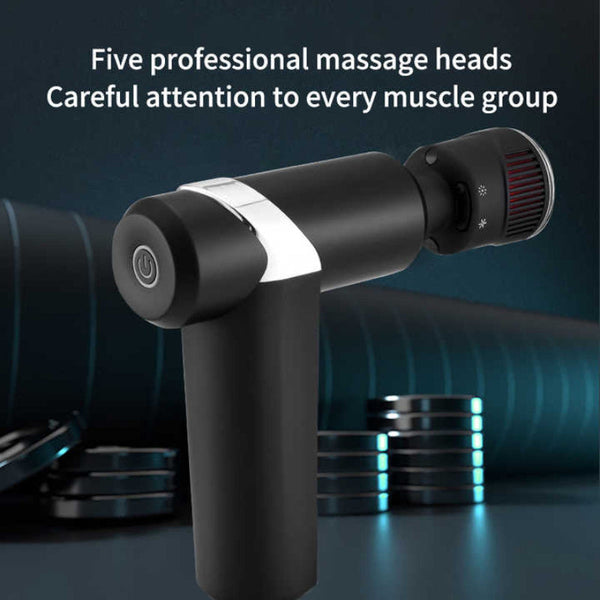 Elosung Cold & Heat Therapy Massage Gun With 5 Heads And 2000Mah Battery Massagers