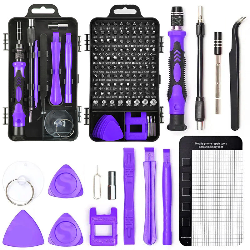 Elosung Purple 122 In Precision Screwdriver Tool Kit For Electronics And Diy Repair Screwdrivers