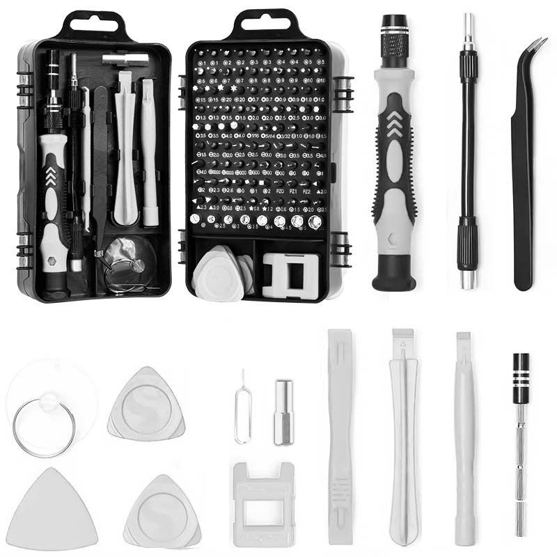 Gray 115 In Precision Screwdriver Tool Kit For Electronics And Diy Repair Screwdrivers & Nutdrivers
