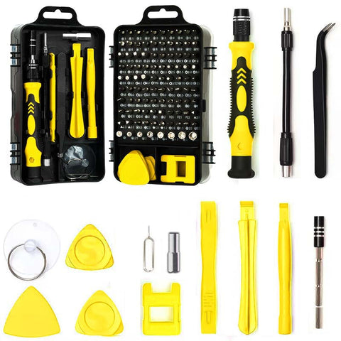 Elosung Yellow 115 In Precision Screwdriver Tool Kit For Electronics Diy Repair Screwdrivers
