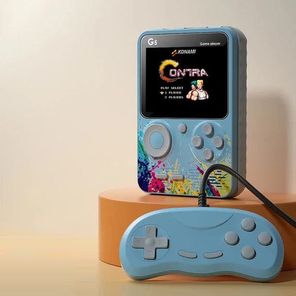 G5 Retro Handheld Game Console With 500 Classic Games Sky Blue Gamepad Video Game Consoles