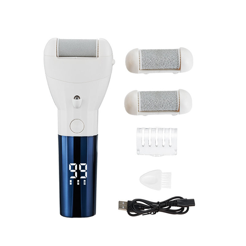 Elosung Rechargeable Electric Callus Remover With Speeds And Led Display Dark Blue Electric Files & Tools