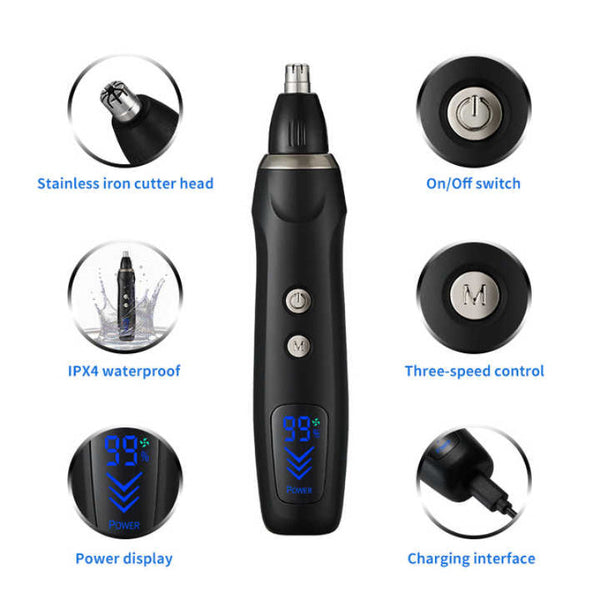 Elosung 6 In 1 Rechargeable Electric Grooming Kit With Interchangeable Heads And Led Display Clippers & Trimmers