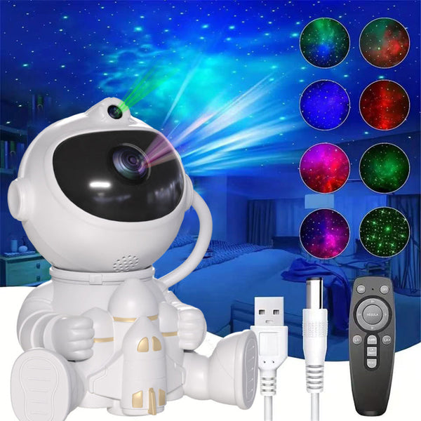 Elosung Astronaut Galaxy Projector Night Light With Remote Control Space Shuttle Night Lights