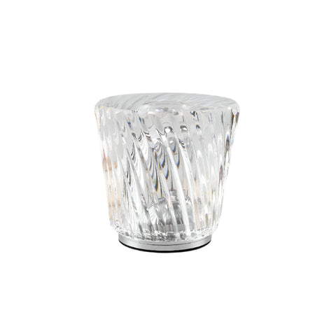 Elosung Crystal Led Table Lamp With Starburst Effect Rechargeable And Portable Designtype 90Mm (H) *88Mm (W) Lamps