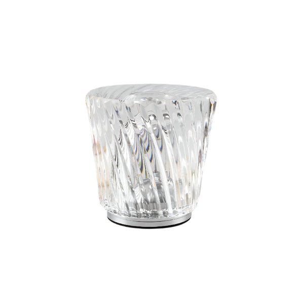 Elosung Crystal Led Table Lamp With Starburst Effect Rechargeable And Portable Designtype 90Mm (H) *88Mm (W) Lamps