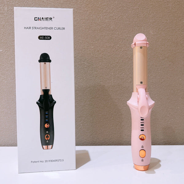 Elosung Pink Mini Cordless Hair Curler With Heat Settings Usb Charging Straightening & Curling Irons