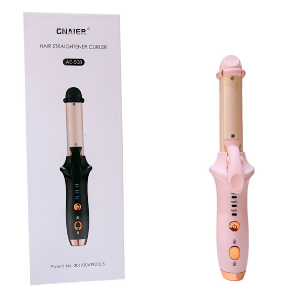 Elosung Pink Mini Cordless Hair Curler With Heat Settings Usb Charging Straightening & Curling Irons