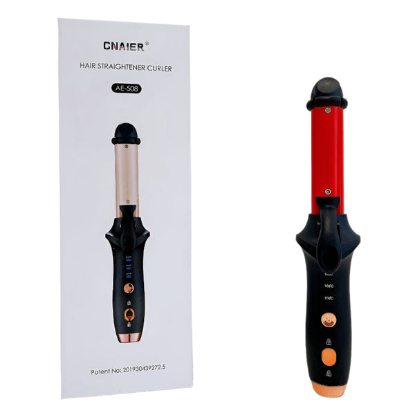 Elosung Red Mini Cordless Hair Curler With Heat Settings And Usb Charging Straightening & Curling Irons