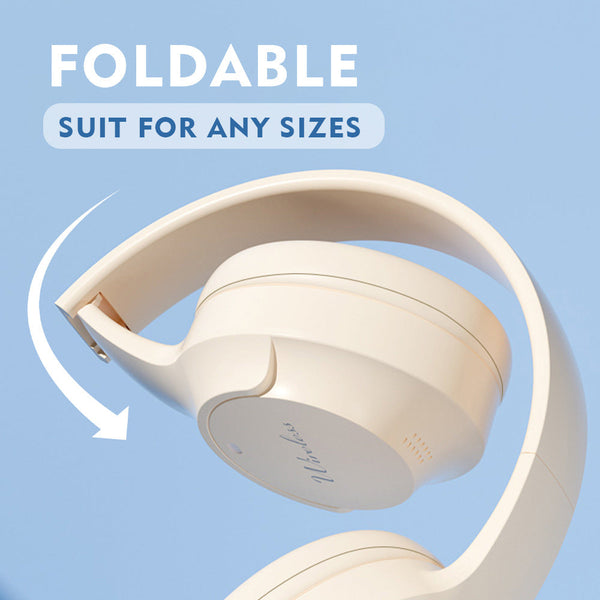 Black Wireless Bluetooth With Hi Fi Bass Foldable Design And Card Slot Headphones