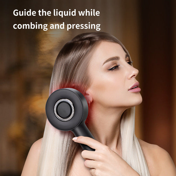 Elosung Wn 02 Gray Multi Function Red Light Massage Comb With 3 Modes And Rechargeable Battery Massagers