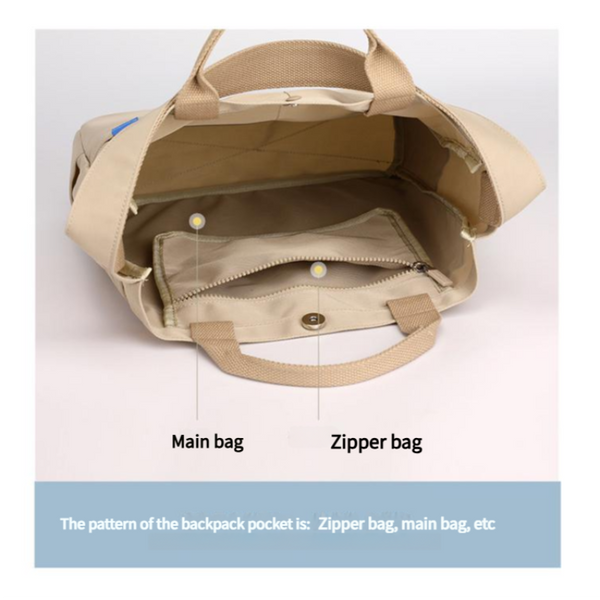 Elosung Pink Minimalist Nylon Tote Bag With Shoulder Strap Large Capacity Women's Bags & Handbags