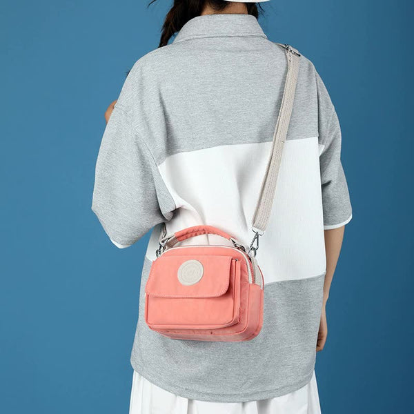 Green Compact Nylon Crossbody Bag Stylish And Versatile Shoulder Purse Women's Bags & Handbags