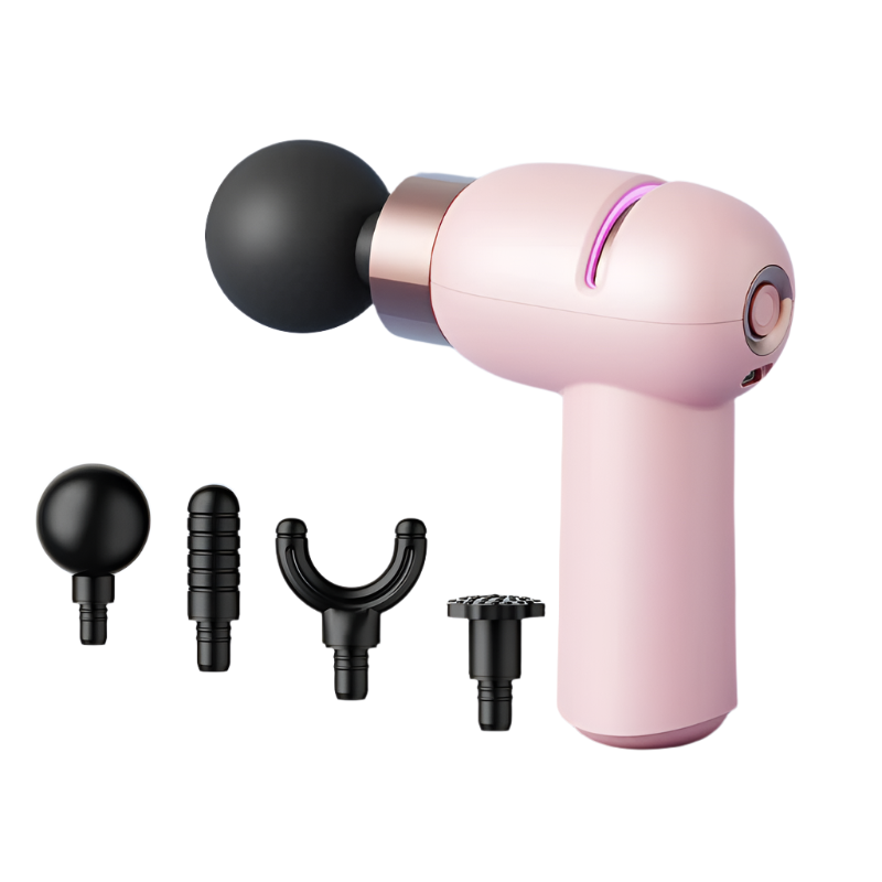 Elosung Lc 005 Pink Portable Mini Massage Gun Quiet Muscle Massager With 6 Speeds Massagers
