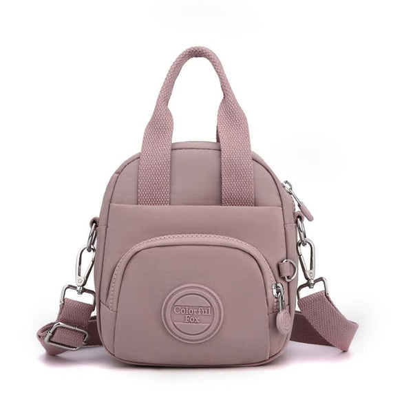 Elosung Bean Paste Colour Mini Waterproof Nylon Backpack Lightweight Casual Crossbody Bag Women's Bags & Handbags