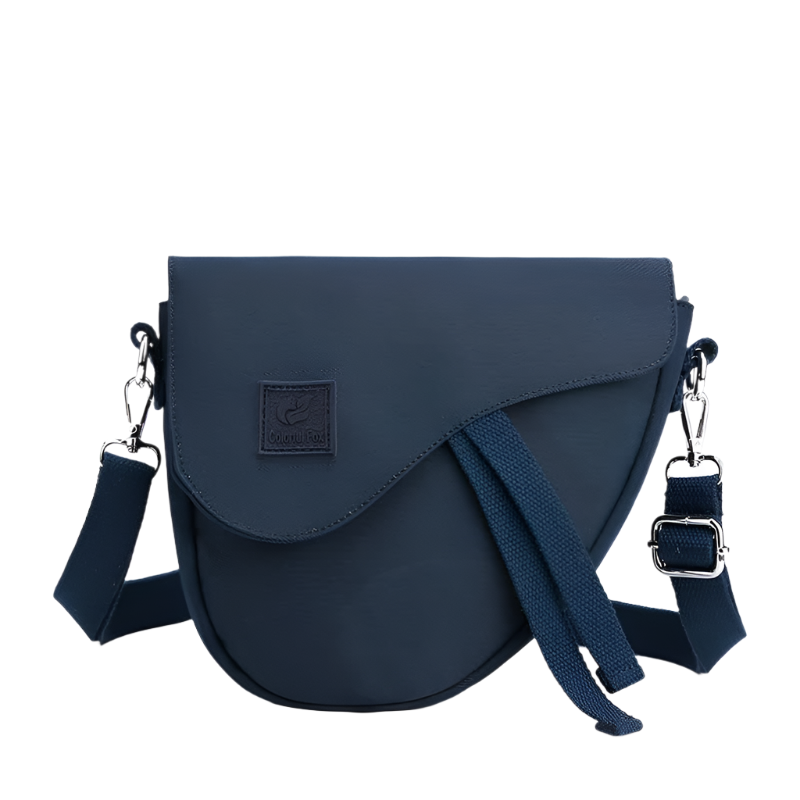 Blue Compact Nylon Crossbody Shoulder Bag Stylish And Lightweight Sling Purse Women's Bags & Handbags