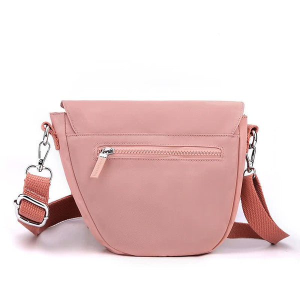 Elosung Gray Compact Nylon Crossbody Shoulder Bag Stylish And Lightweight Sling Purse Women's Bags & Handbags