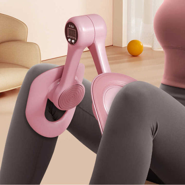Elosung Pelvic Floor Muscle Trainer Pink Edition For Postpartum Recovery Thigh Exercisers