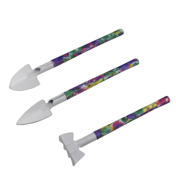 Yl/Z10 Purple Piece Floral Gardening Tool Set With Carrying Case Durable And Stylish Garden Tool Sets