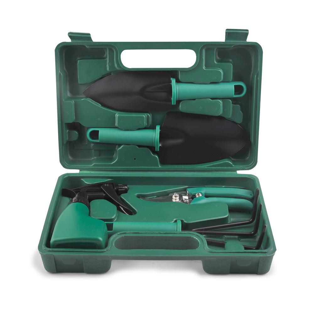 Yl/L05 Green Piece Compact Gardening Tool Set With Durable Case Essential For Home Gardens Garden Tool Sets